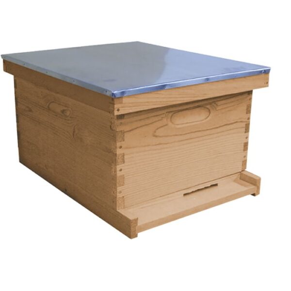8-Frame Deep Super 9 5/8" with Frames Covers and Bottom Board Unassembled - Image 2