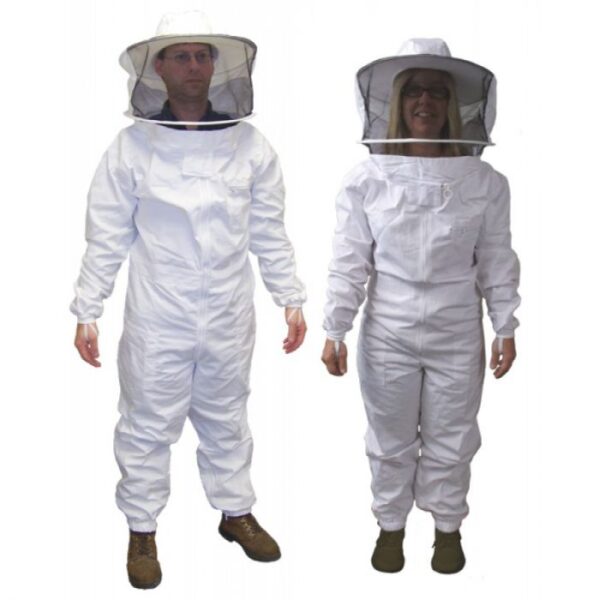 Hat/Veil Combo with Polyester/Cotton Suit